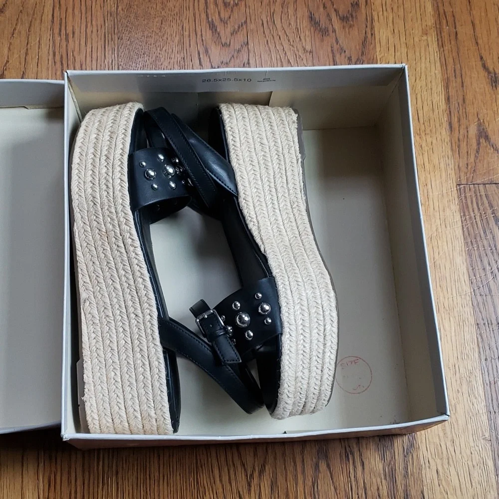 NIB Marc Fisher Joyce Espadrille Platform Sandal Women's Size 8